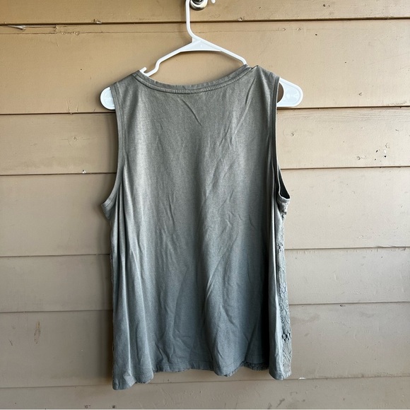 Chico's Tank Top - Women's Size 2 (Large) Crochet Summer Lace Cotton - Picture 5 of 5